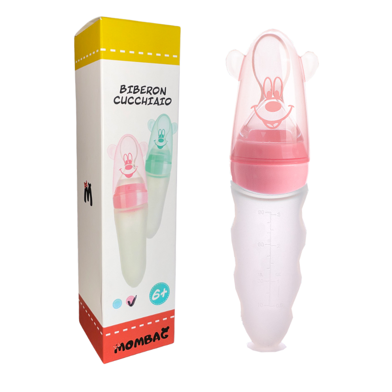 Biberon Cucchiaio + 2 bavaglini omaggio